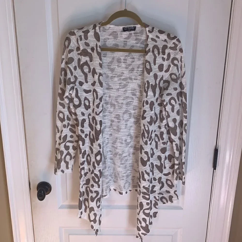 New. Gameday Couture Wild Thing leopard cardigan